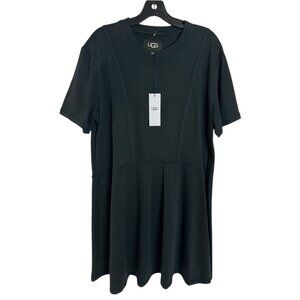 UGG Women’s Norina Dress Black 100% Cotton Size L New